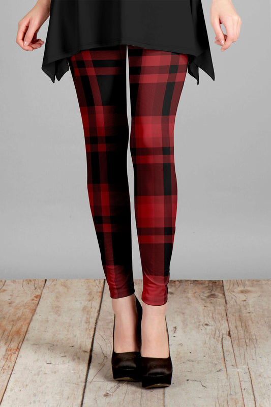 Red & Black Plaid Combo-