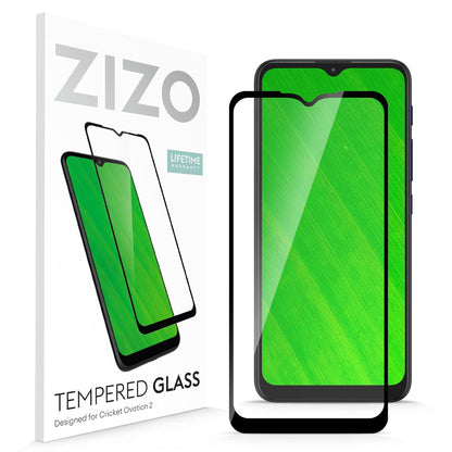 Zizo Tempered Glass Screen Protector for Cricket Ovation 2