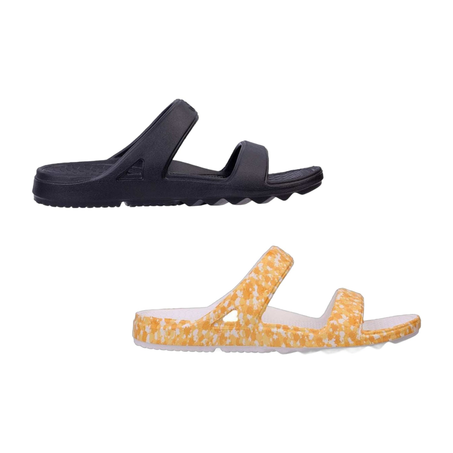 Fusion Slim Splash Orthotic 2-Pack Slide Sandals - Wide Width