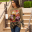 Tan & Brown Leopard Floral Mix Print
