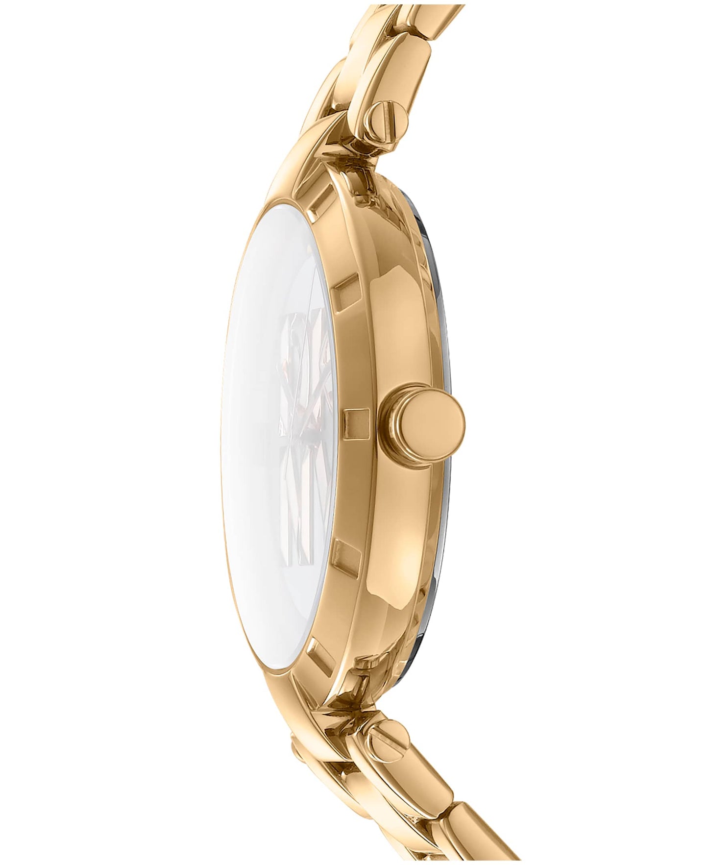 Dk1l041m0065 LOGO Essential Logo Silver White Dial Gold Women's Watch