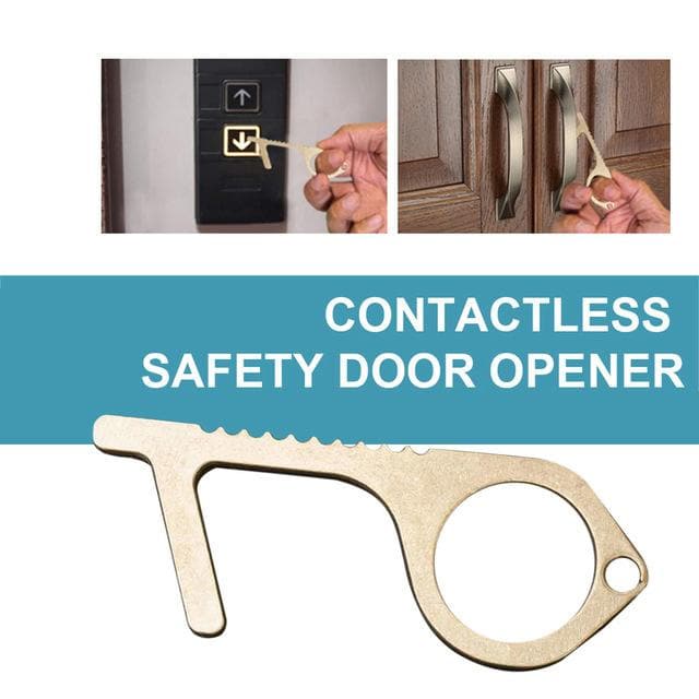 Vista Safe Touch N Go Key Contact Less Tool Assist 2/Pk - Gold