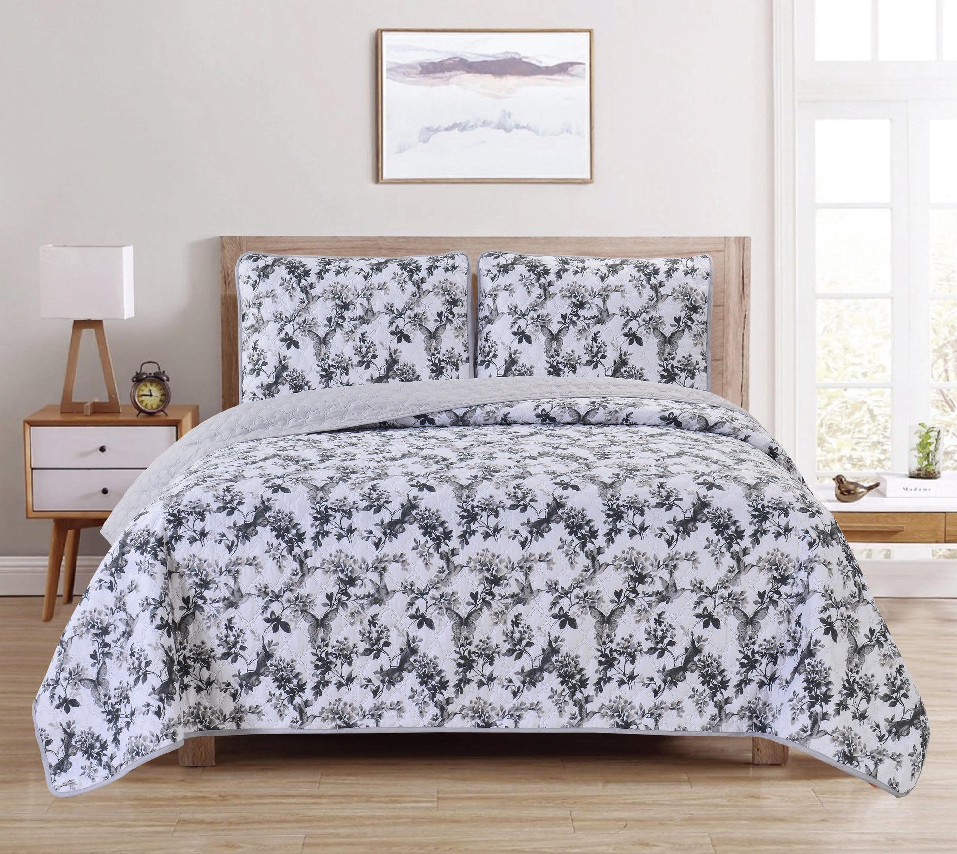 Silver Floral-