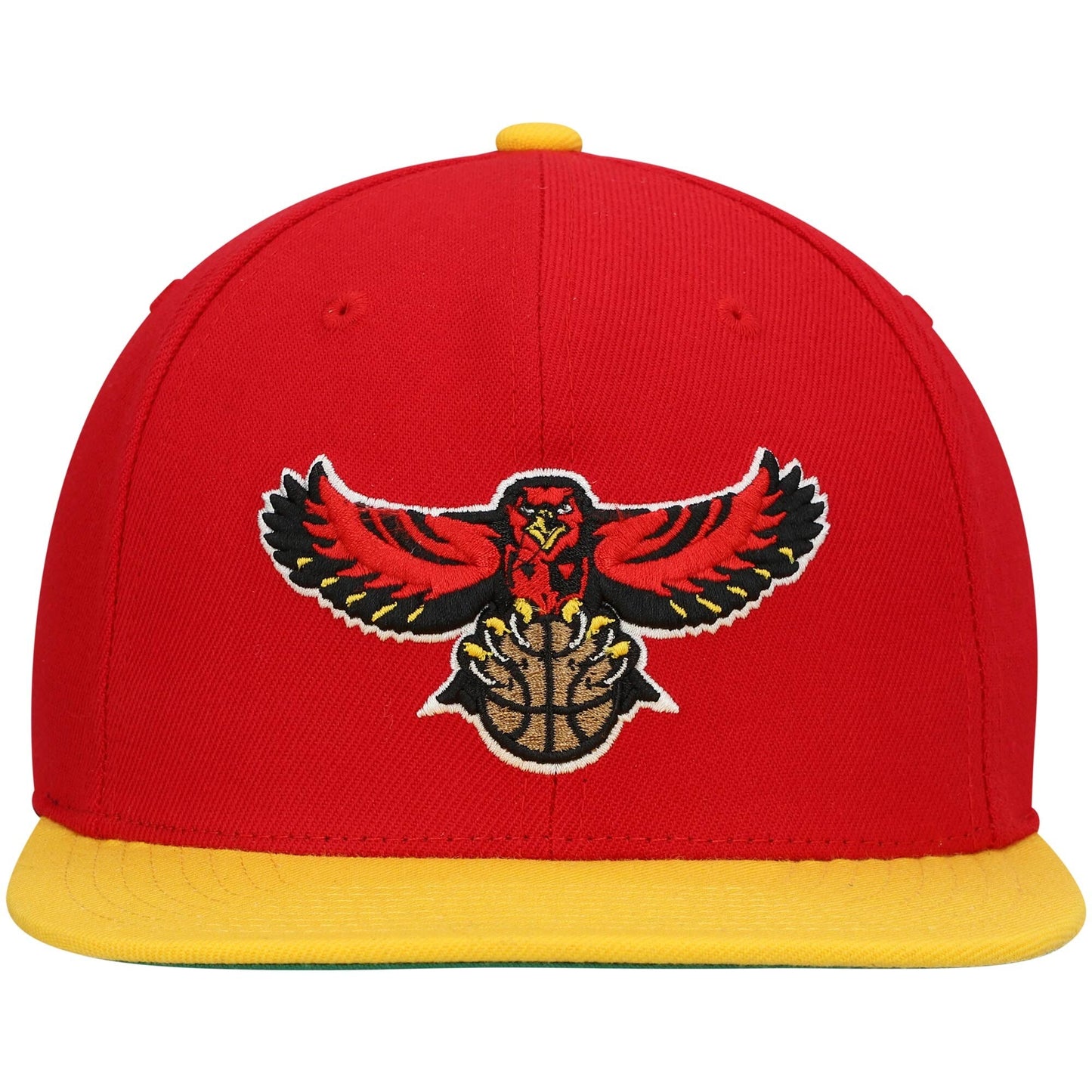 Men's Mitchell & Ness NBA Team 2 Tone 2.0 Snapback Hwc Hawks