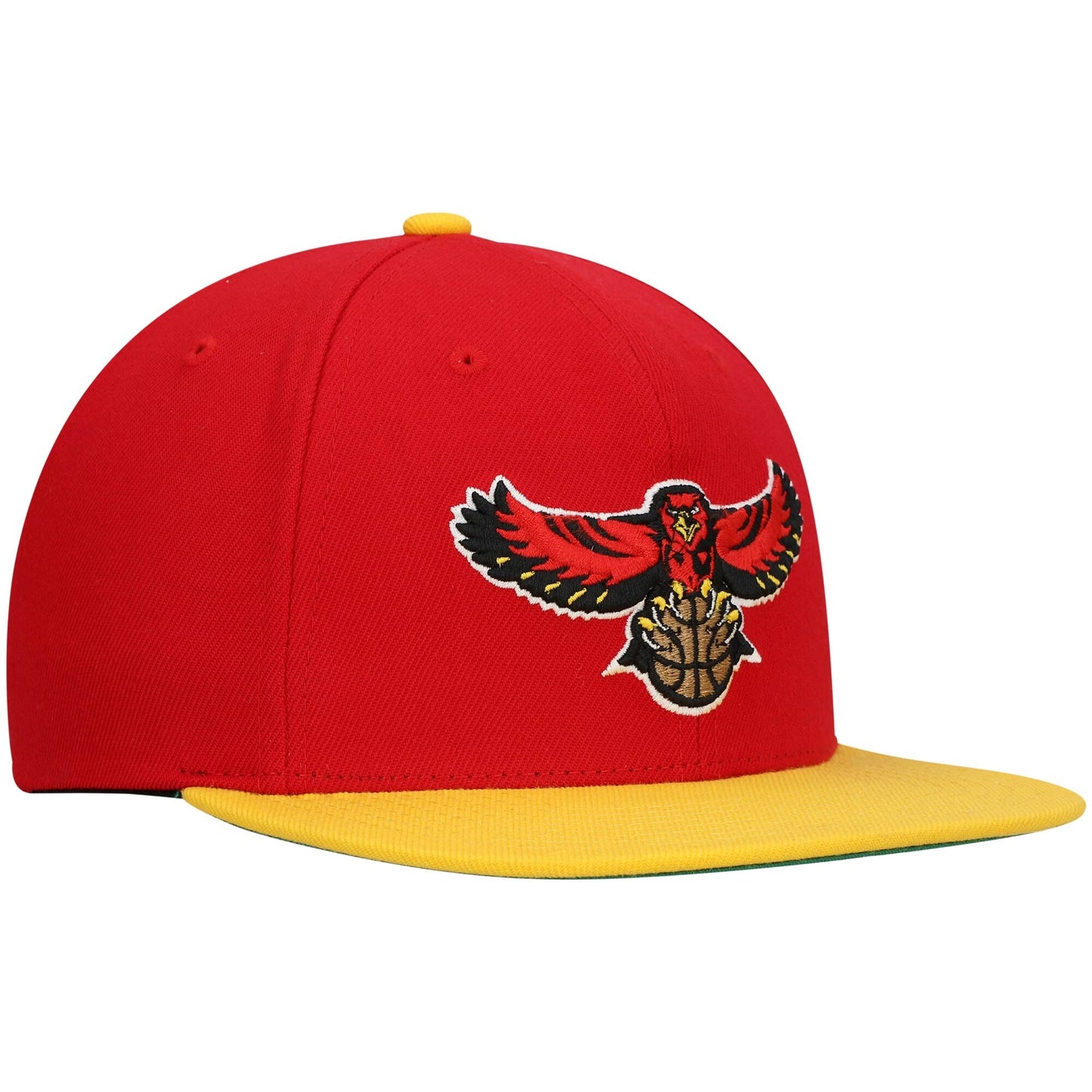 Men's Mitchell & Ness NBA Team 2 Tone 2.0 Snapback Hwc Hawks