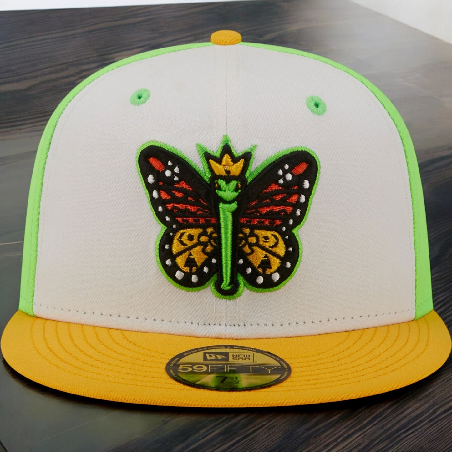 Men's New Era Milb19 Eugene Emeralds - Los Monarcas De Eugene 59Fifty