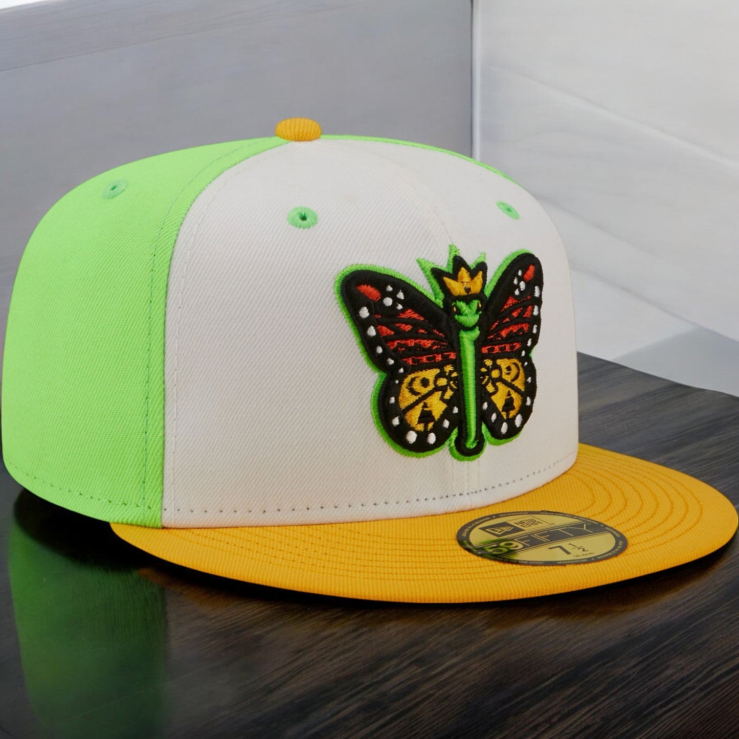 Men's New Era Milb19 Eugene Emeralds - Los Monarcas De Eugene 59Fifty