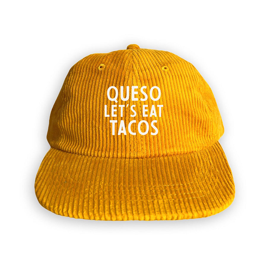 Frankie Jean Queso Let's Eat Tacos Corduroy Cap