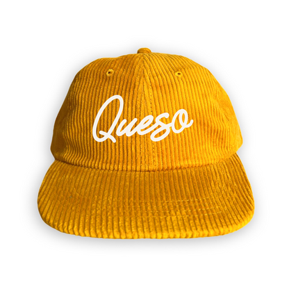 Frankie Jean Queso cursive Corduroy Cap