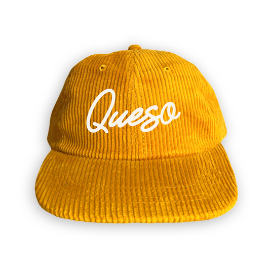 Frankie Jean Queso cursive Corduroy Cap