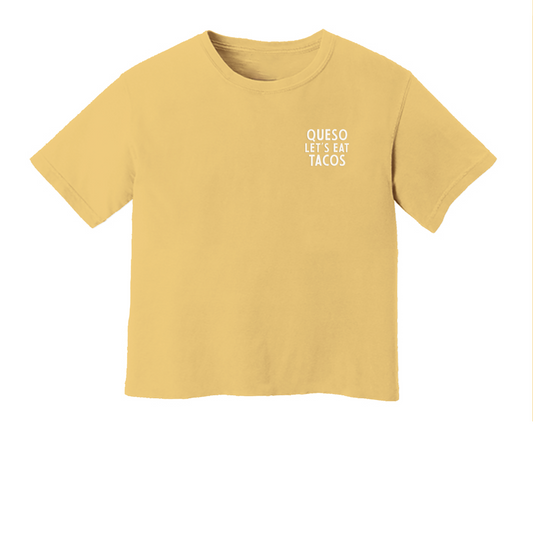 Frankie Jean Queso Let's Eat Tacos Washed Tee