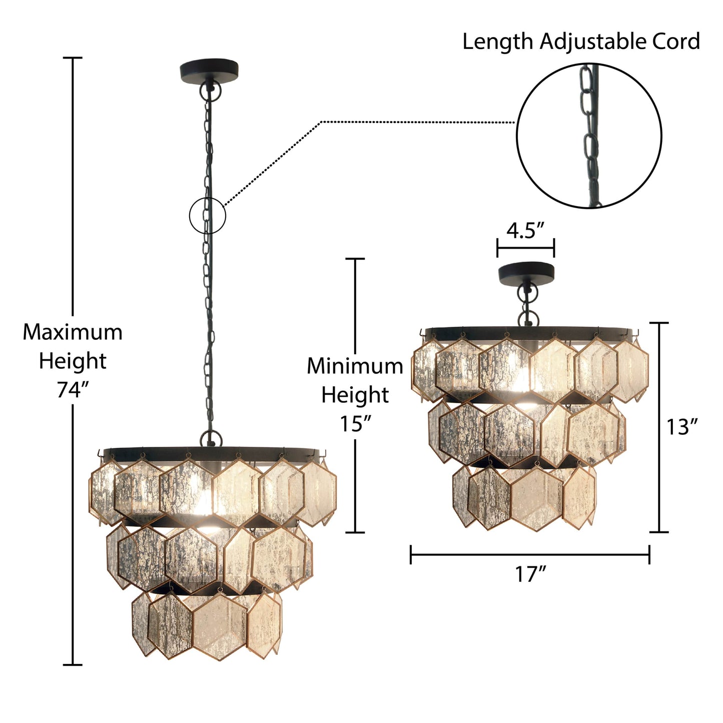 Black/Copper/Silver/Amber-