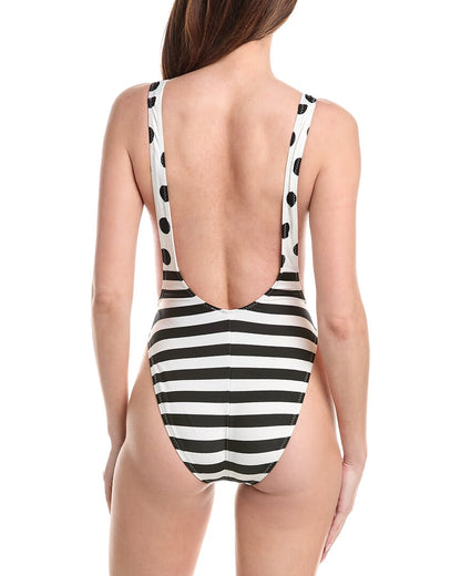 WHITE/BLACK QUARTER DOT/3/4 ST-