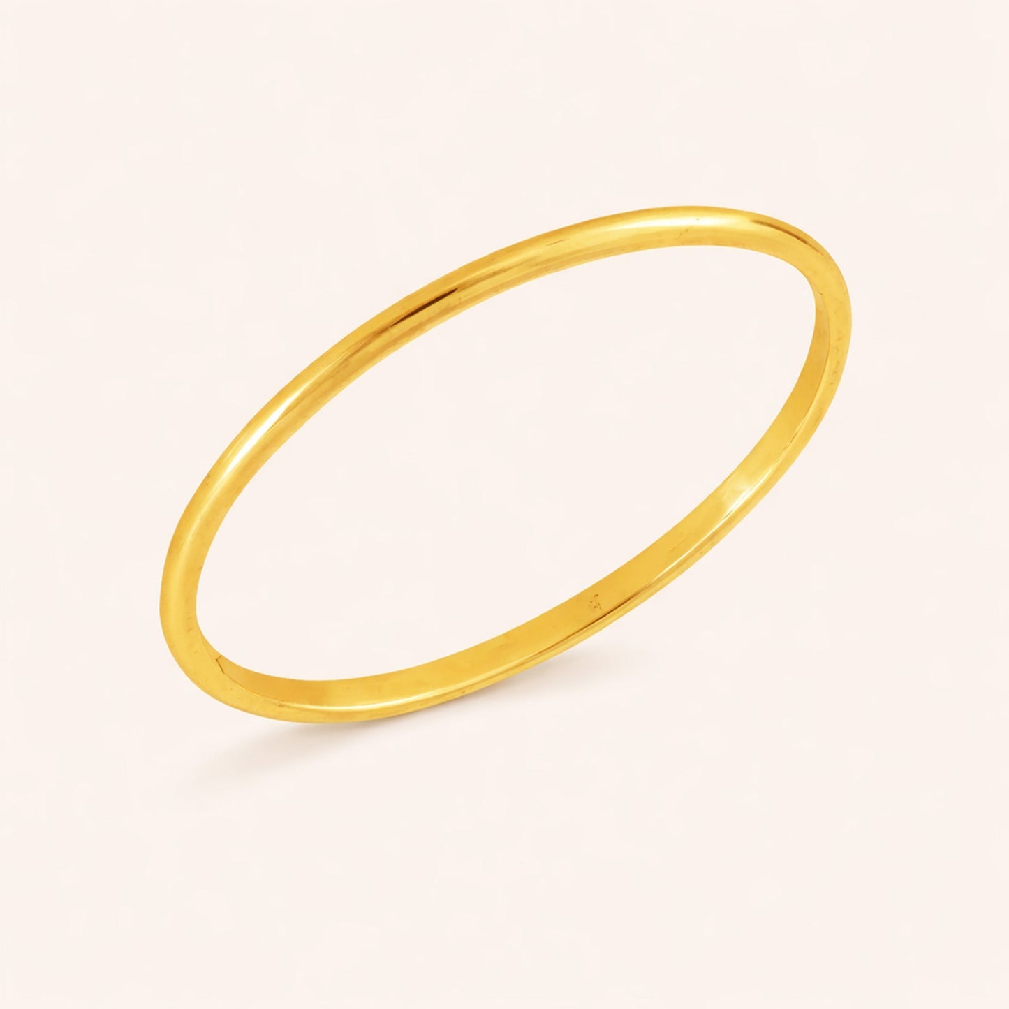 14k Gold Thin Wedding Band Ring