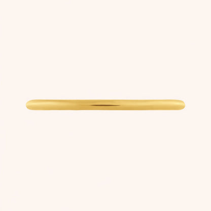 14k Gold Thin Wedding Band Ring