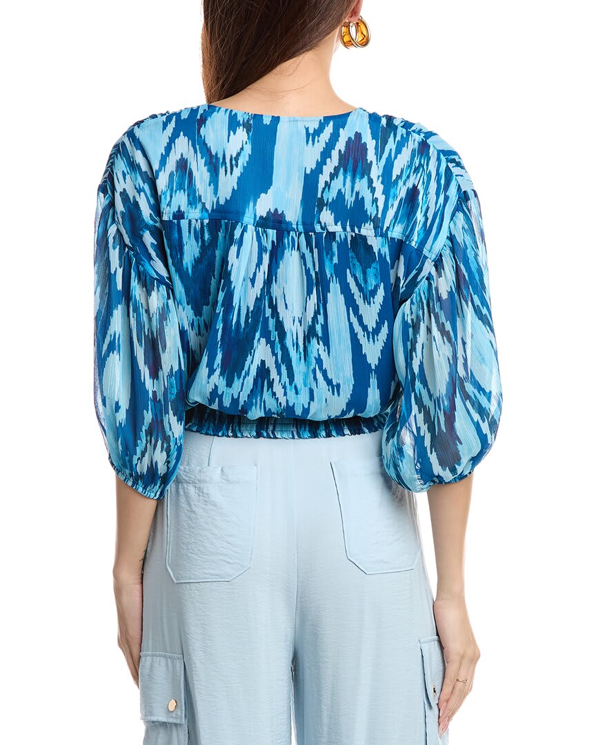 LAGUNA BLUE TAZA IKAT PRINT-