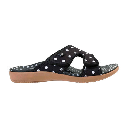 Kholo Polka Dot Orthotic Slide Sandals - Medium