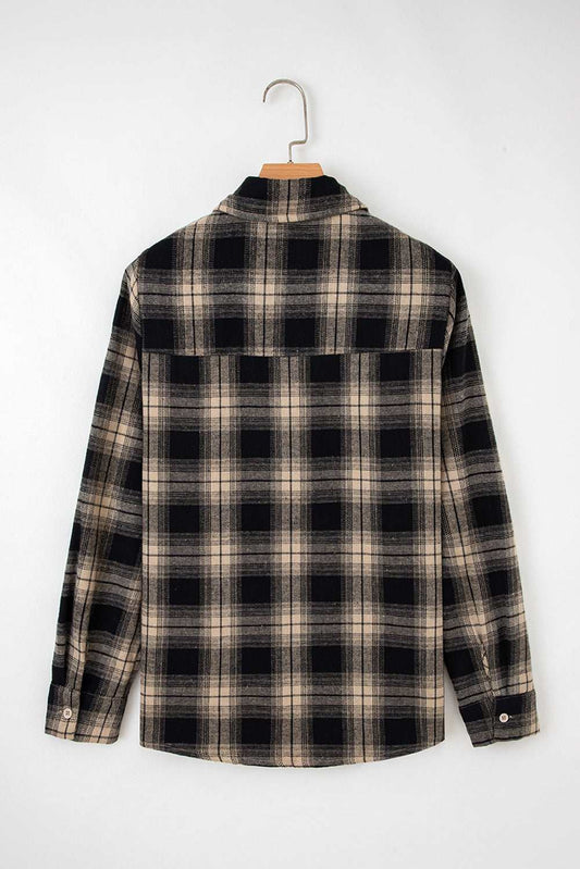 Meredith Double Flap Brushed Shacket