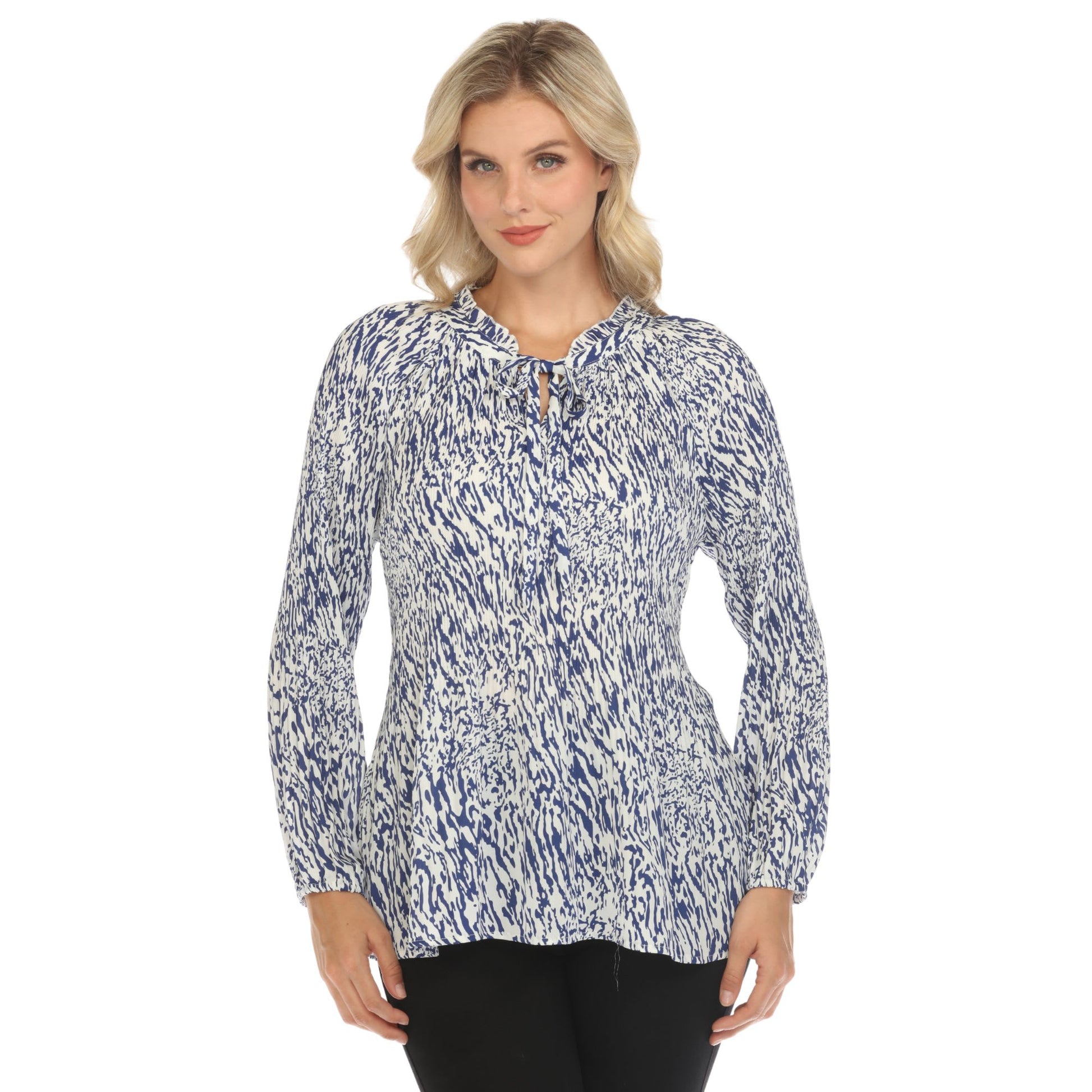 White Blue-