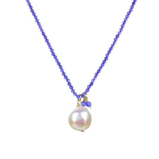 Blue, White-