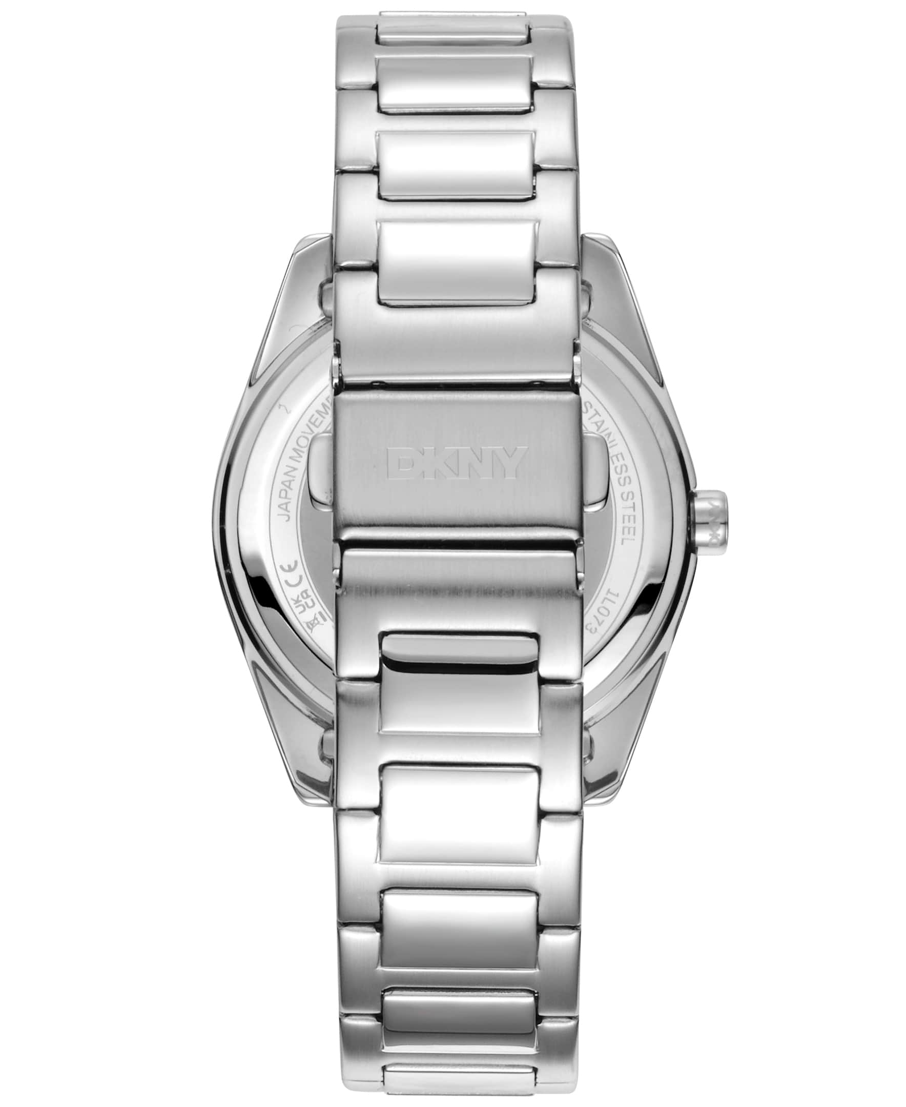 Dkny Women Watch, Silver Color Case, Silver Dial, Stainless Steel Metal Bracelet, Multi-Function, 5 Atm-2