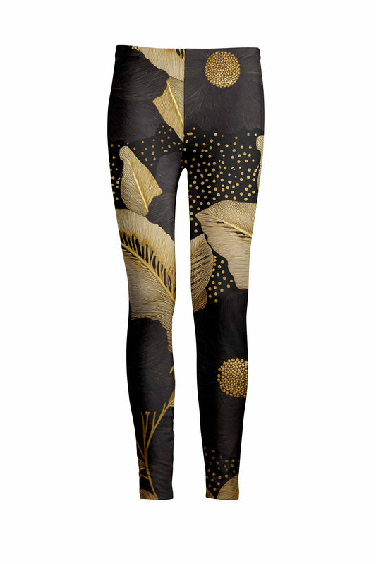 Gold Metallic Pinecone Holiday Print-