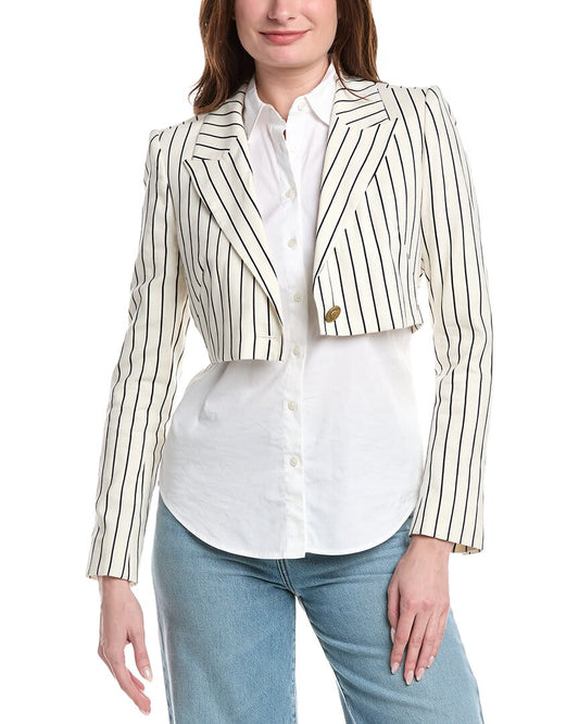 VIBS-VINTAGE WHT/BLK PIN STRIP-