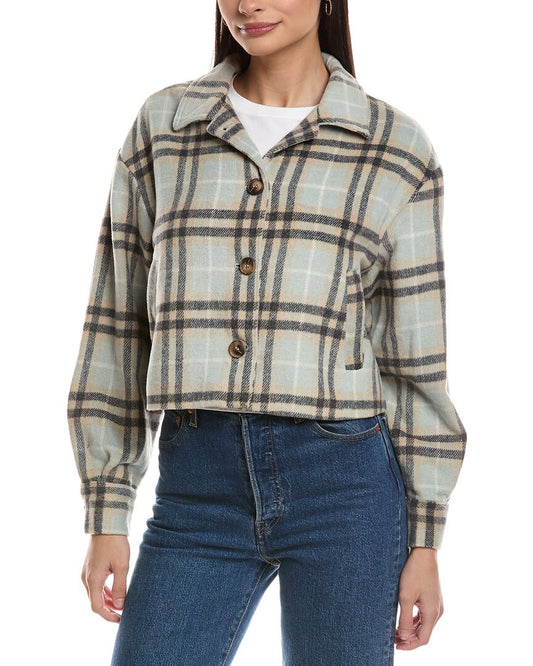 SAGE/BEIGE/BLACKPLAID-
