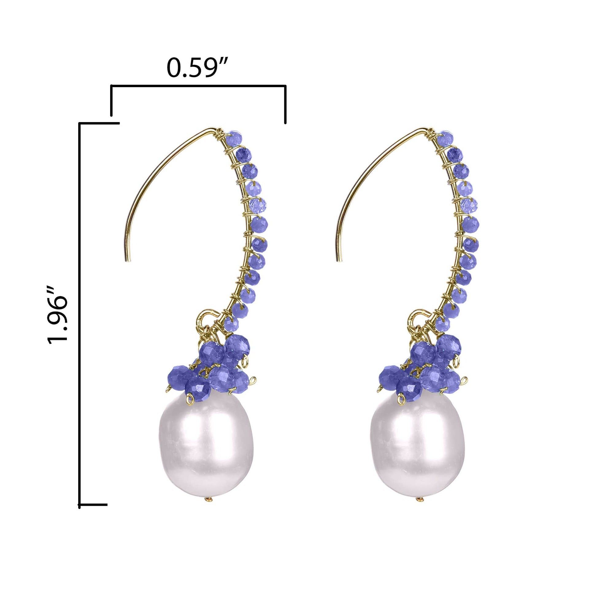 Blue, White-