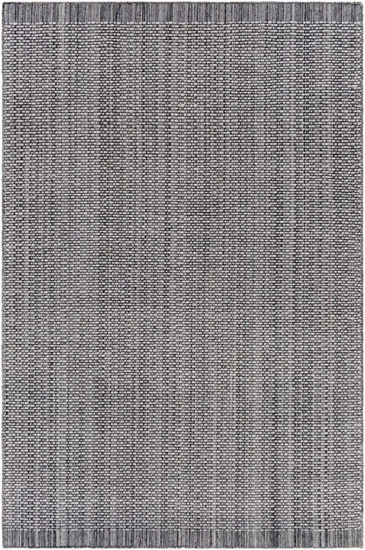 Hand Loomed Light Gray Area Rug - Clearance