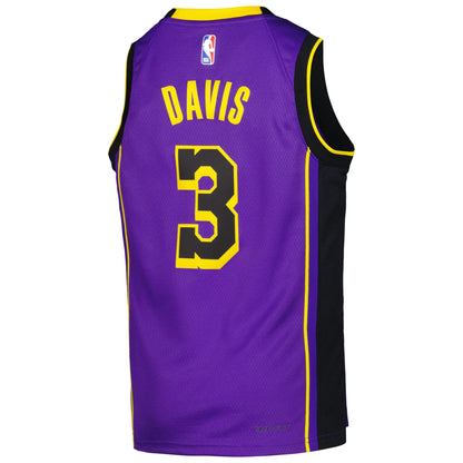 Air Jordan Youth NBA Anthony Davis Purple La Lakers Swingman Statement Jersey Jerseys