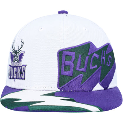 Mitchell & Ness Men's NBA Fast Times Snapback Hwc Bucks Snapback Caps
