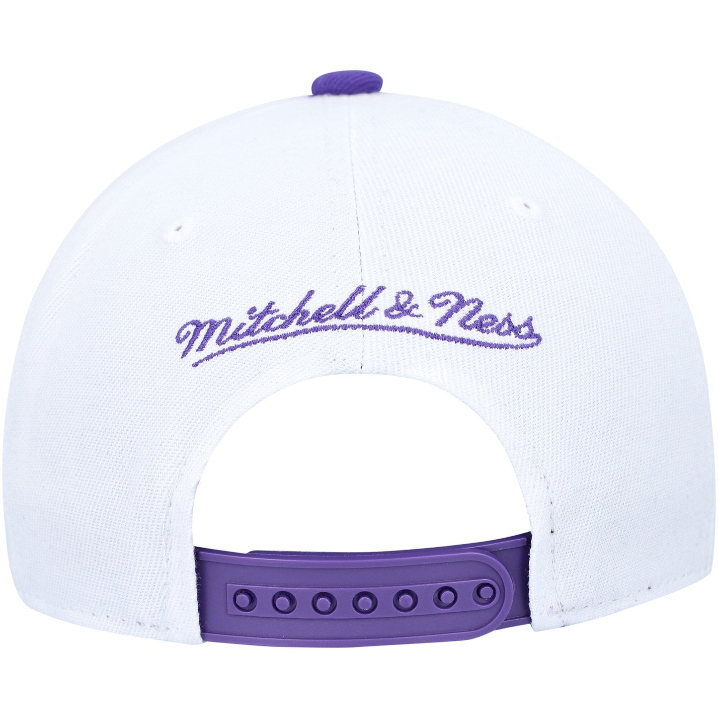 Men's Mitchell & Ness NBA Fast Times Snapback Hwc Bucks - White