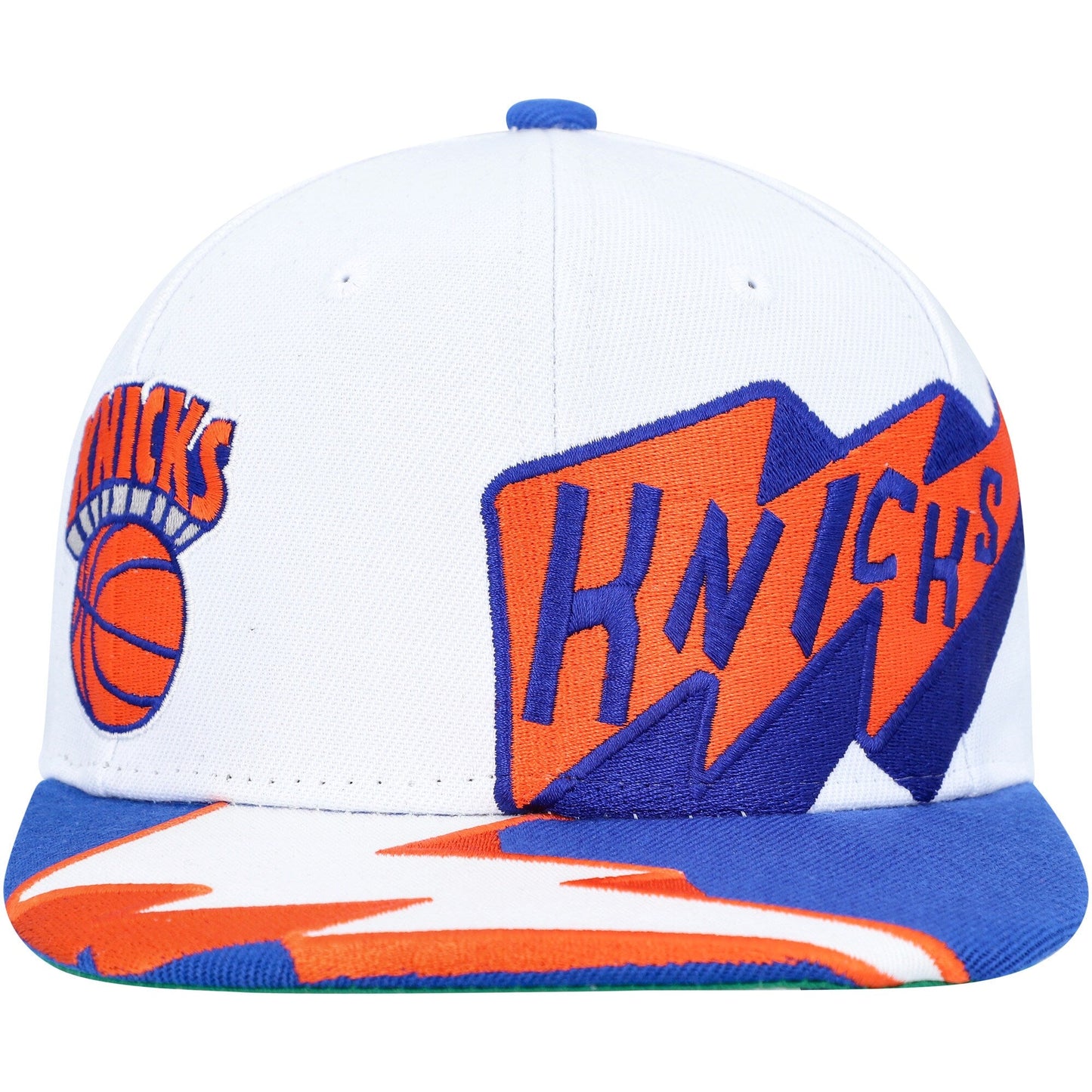 Men's Mitchell & Ness NBA Fast Times Snapback Hwc Knicks - White
