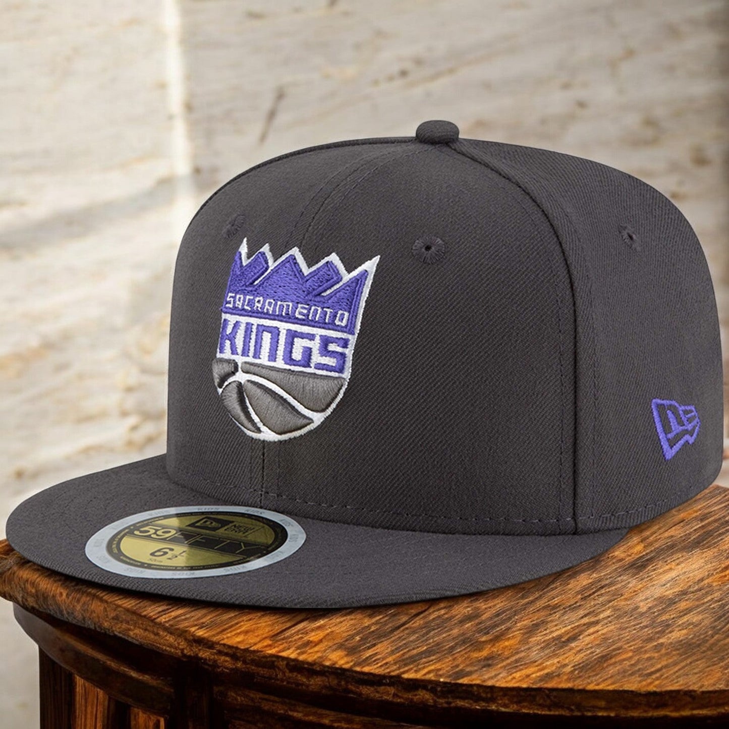 New Era Men's NBA Sacramento Kings 5950 Fitted Gray