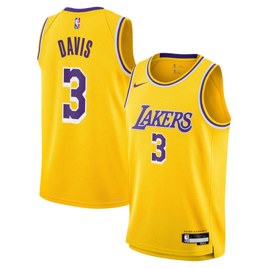 Nike Youth NBA Anthony Davis Los Angeles Lakers Swingman Jersey Jerseys