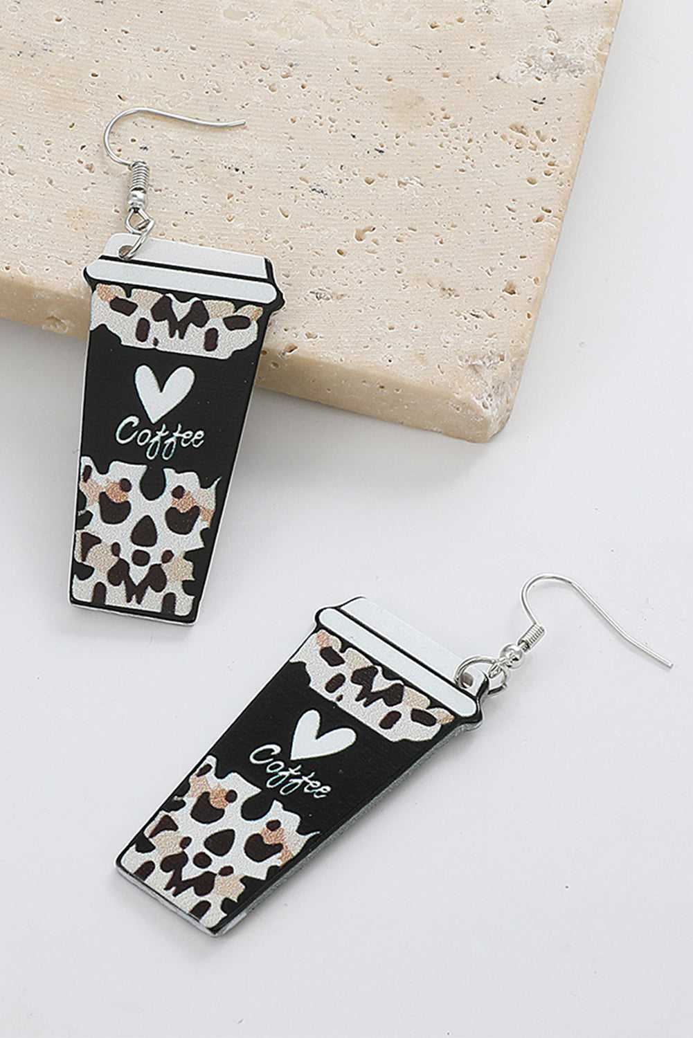 Alexis Beverage Cup Shape Earrings - Black / ONE
