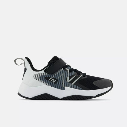 New Balance Preschool Rave Run V2 Bungee 'Black White (Ps)' Wide