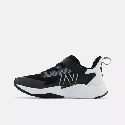 New Balance Preschool Rave Run V2 Bungee 'Black White (Ps)' Wide