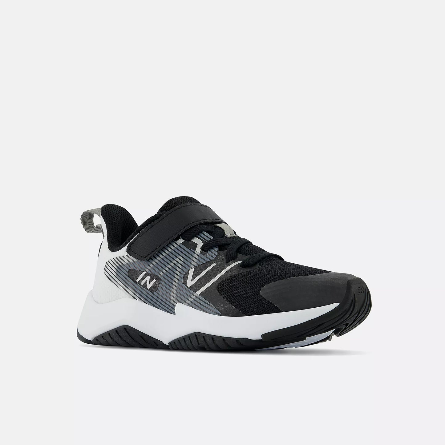 New Balance Preschool Rave Run V2 Bungee 'Black White (Ps)' Wide