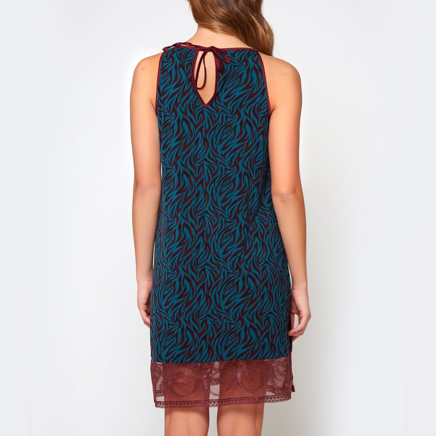 Teal-Burgundy-