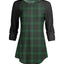 Green Plaid Tunic