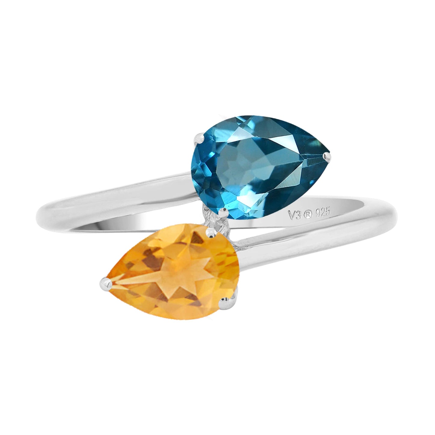London Blue / Citrine-