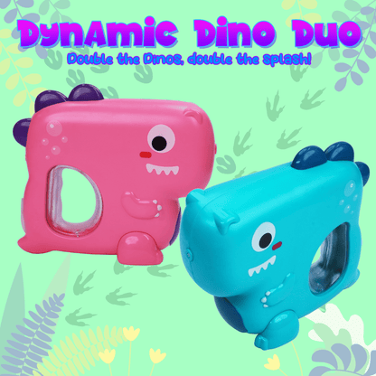 Blue and pink water blaster-