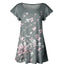Gray & White Cherry Blossom Print