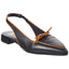 BLACK/COGNAC NAPPA