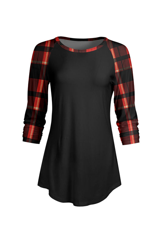 Buffalo Plaid Red Sleeve-