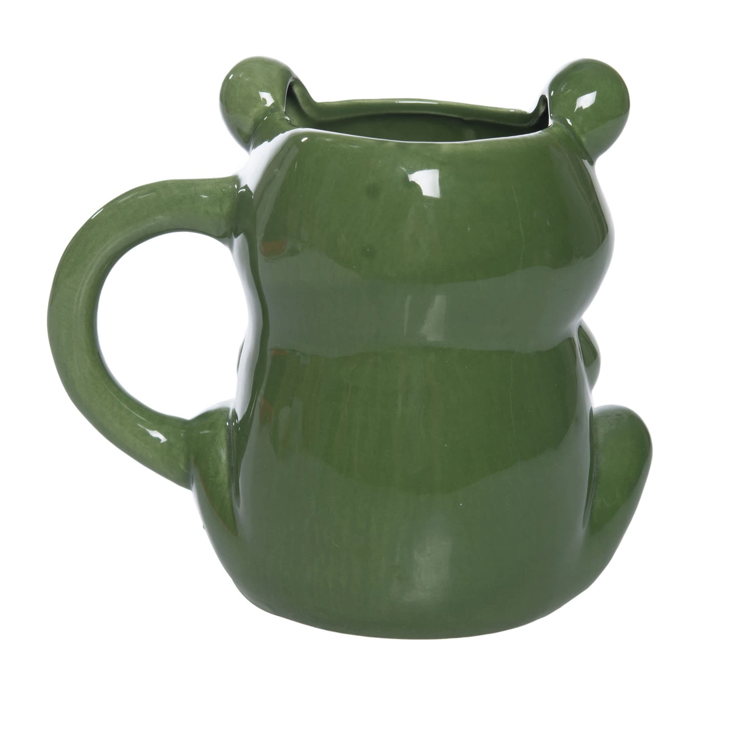 Ceramic Frog Shape Mug Green for Spring Serving and Entertaining