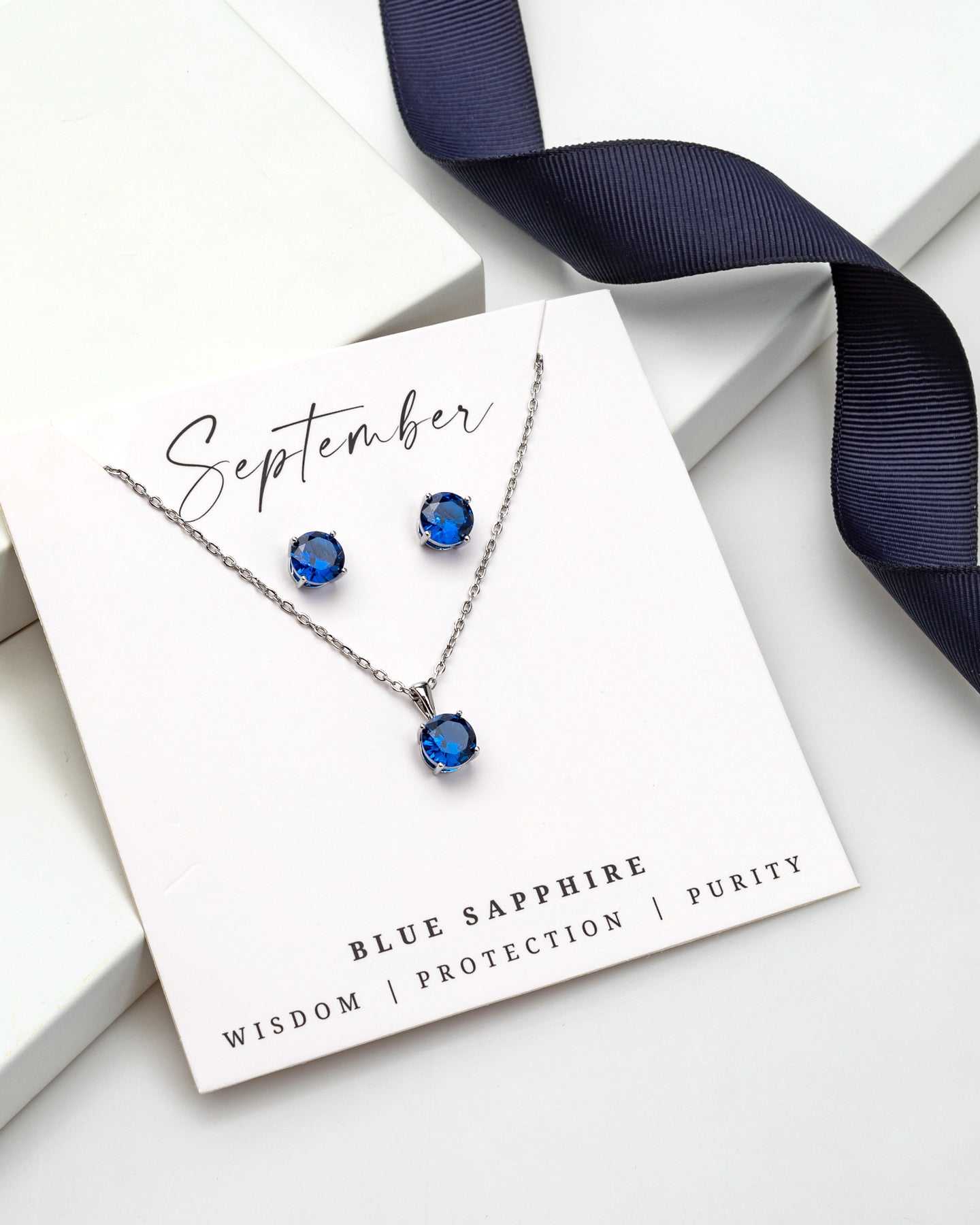 Silver Blue Sapphire - September-