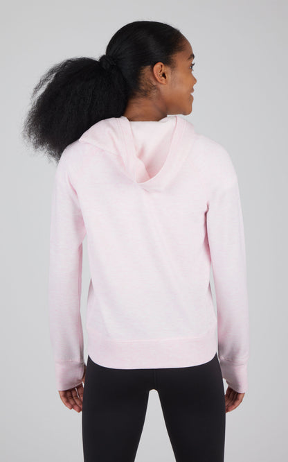 Girls Brushed Full Zip Hooded Jacket